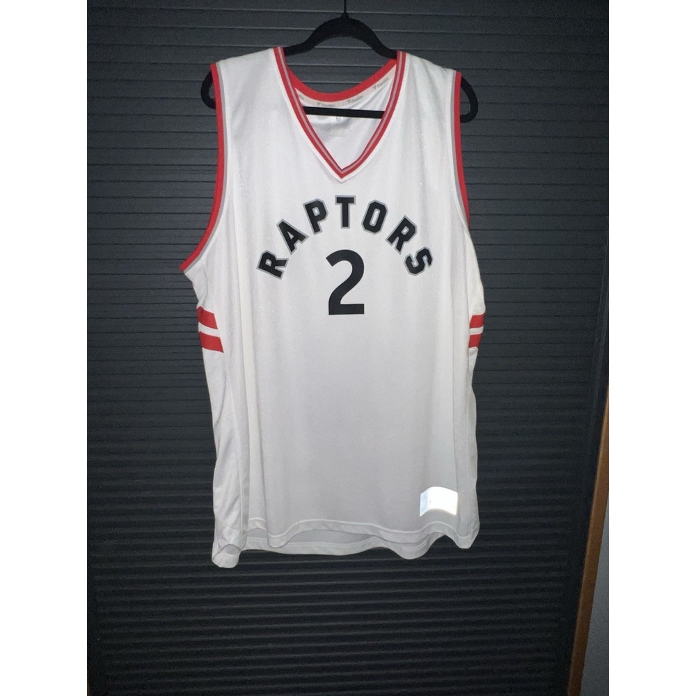 Toronto Raptors Kawhi Leonard #2 White Basketball Jersey 2XL Fanatics NBA Authen